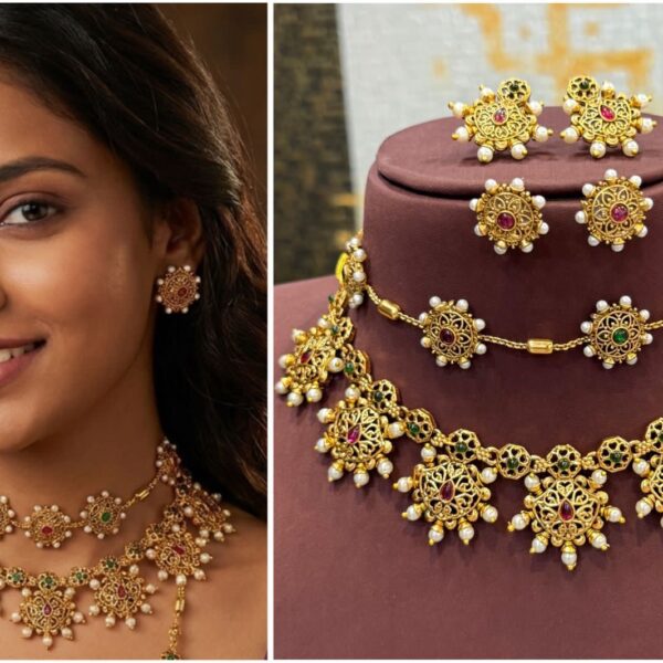 Antique Temple Necklace Combo