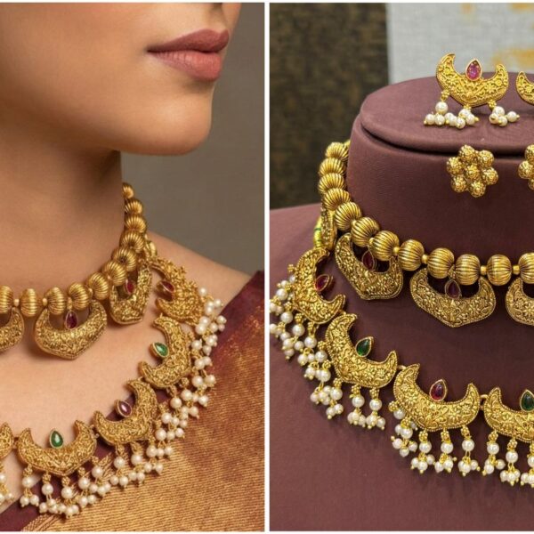 Classic Gold Look Necklace Set Combo