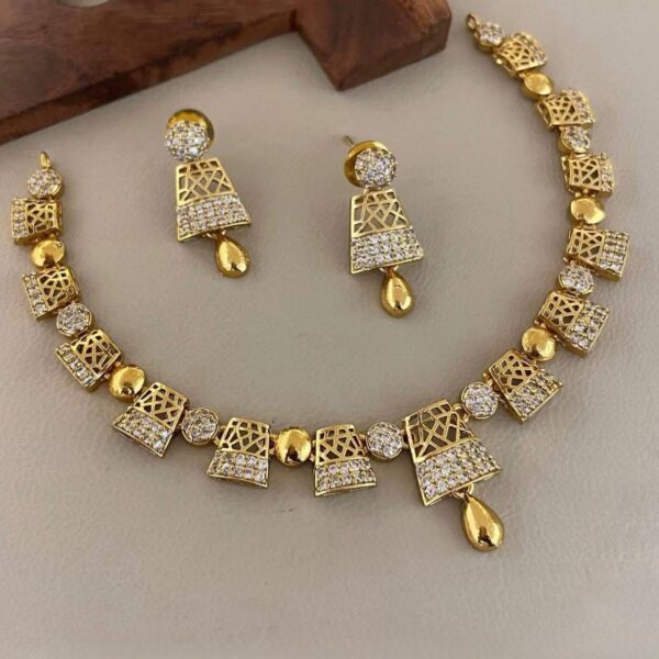 Cubic Zirconia Necklace Set
