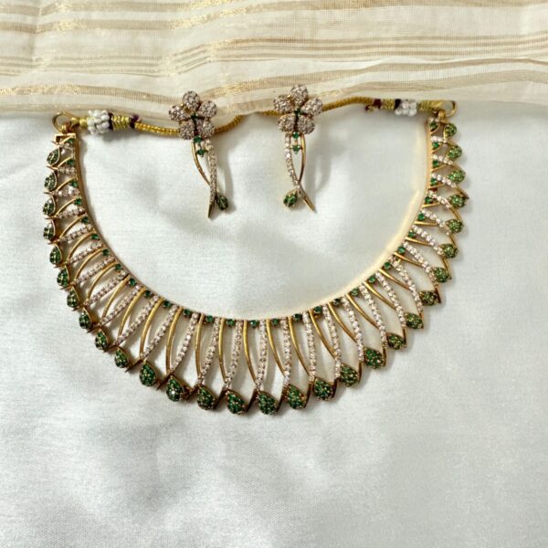 Emerald Green Stone Necklace