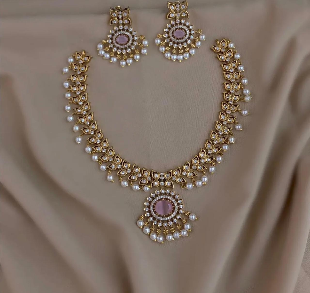 Pearl Necklace Set2